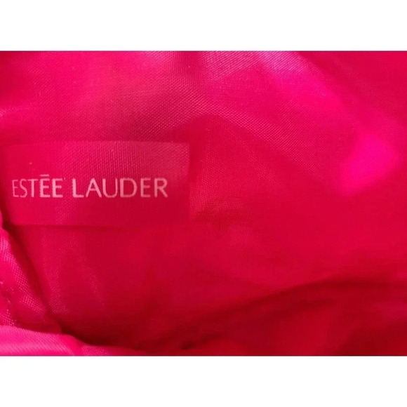 Lilly Pulitzer for Estee Lauder Women's Travel Make-up Bag Pouch Pink Floral - Picture 8 of 8